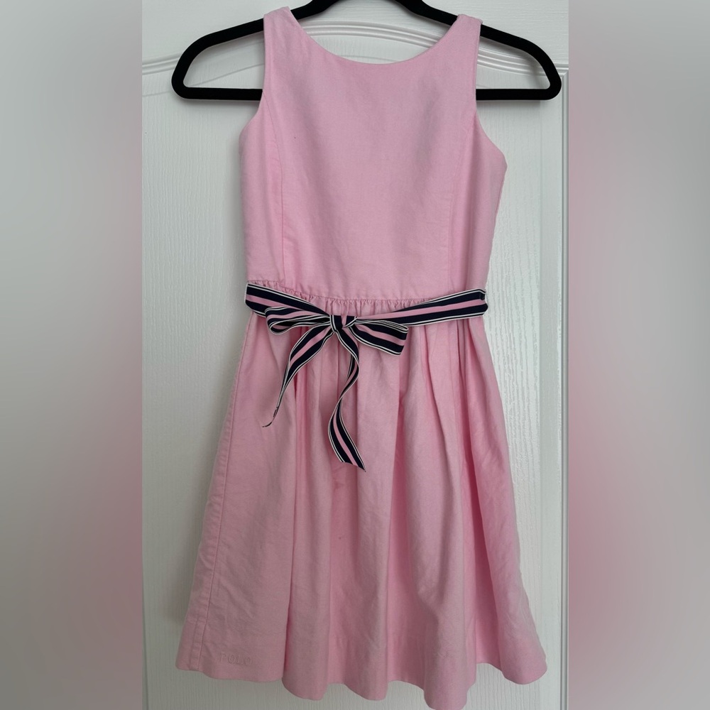 POLO RALPH LAUREN Dress, pink color, size 10.